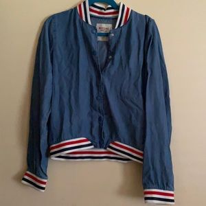 Chambray Bomber Jacket